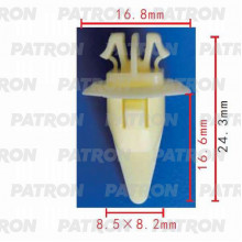 Клипса пластмассовая PATRON Lexus, Toyota / P37-0064