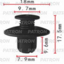 Клипса пластмассовая PATRON Mazda / P37-0110