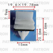 Зажим пластиковый PATRON Acura, Honda / P37-0124