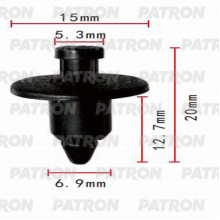 Клипса пластмассовая PATRON GM, Lexus, Mitsubishi, Subaru, Suzuki, Toyota / P37-0131