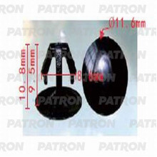 Клипса пластмассовая PATRON Acura, Honda / P37-0133