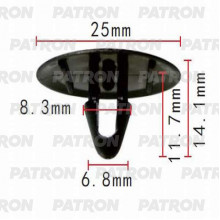 Клипса пластмассовая PATRON Lexus, Toyota / P37-0141