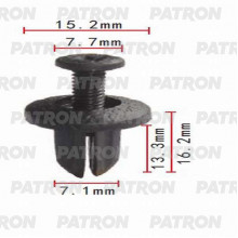 Клипса пластмассовая PATRON Acura, Honda / P37-0157
