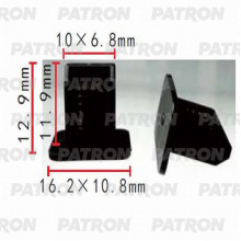 Клипса пластмассовая PATRON Audi, Seat, Skoda, Volkswagen / P37-0168