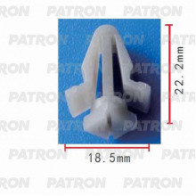 Зажим пластиковый PATRON Infiniti, Nissan / P37-0186