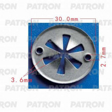 Шайба металлическая PATRON (упаковка 100шт) Audi,Ford,Seat,Skoda,Volkswagen / P37-0187A