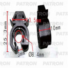 Держатель пластмассовый PATRON Chevrolet, GM, Opel / P37-0188