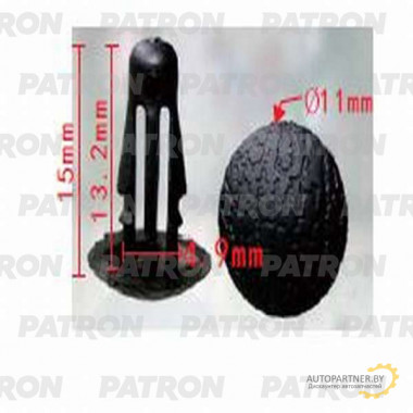 Клипса пластмассовая PATRON Acura, Honda, Infiniti, Nissan, Subaru / P37-0220