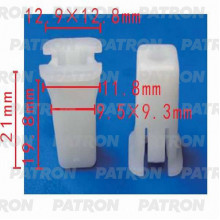 Фиксатор пластиковый PATRON Ford / P37-0222