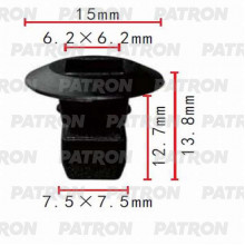 Фиксатор пластиковый PATRON (упаковка 100шт) Audi,Seat,Skoda,Volkswagen / P37-0228A