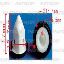 Фиксатор пластиковый PATRON Audi, BMW, Porsche, Seat, Skoda, Volkswagen / P37-0230