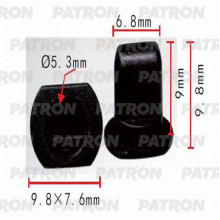 Втулка пластиковая PATRON Audi, Seat, Skoda, Volkswagen / P37-0236