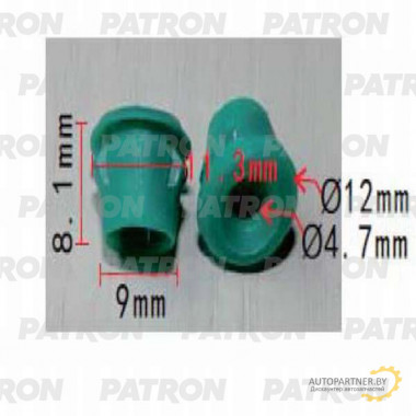 Втулка пластиковая PATRON BMW, Mini Cooper / P37-0239
