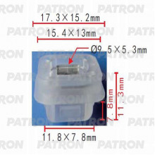 Втулка пластиковая PATRON Audi, BMW, Seat, Skoda, Volkswagen / P37-0241