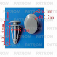 Клипса пластмассовая PATRON (упаковка 100шт) Mercedes / P37-0244A