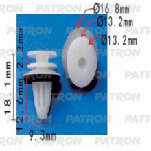 Клипса пластмассовая PATRON Audi, Mercedes, Seat, Skoda, Volkswagen / P37-0246