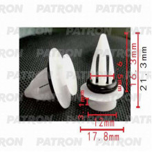 Клипса пластмассовая PATRON BMW / P37-0264
