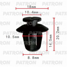 Клипса пластмассовая PATRON Citroen, Peugeot / P37-0275