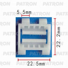 Зажим пластиковый PATRON Mercedes / P37-0283
