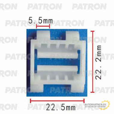 Зажим пластиковый PATRON Mercedes / P37-0283