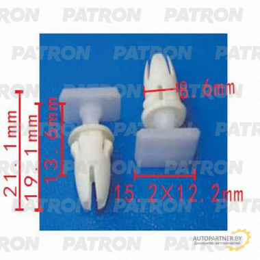 Зажим пластиковый PATRON Mercedes / P37-0284