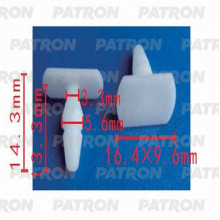 Зажим пластиковый PATRON Mercedes / P37-0285