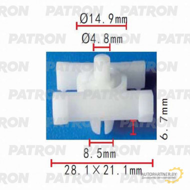 Зажим пластиковый PATRON BMW / P37-0292