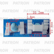 Зажим пластиковый PATRON BMW / P37-0295