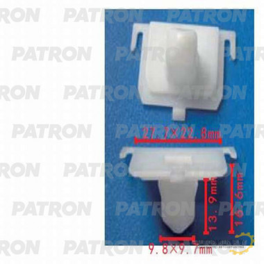 Зажим пластиковый PATRON Lexus,Toyota / P37-0306