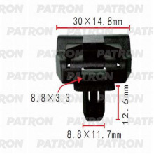 Зажим пластиковый PATRON Lexus, Toyota / P37-0307