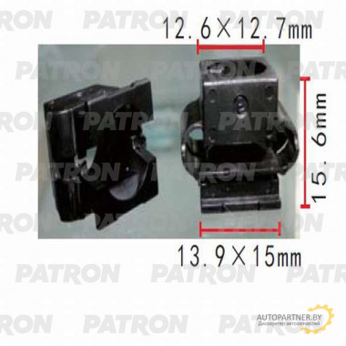 Зажим пластиковый PATRON Audi, Seat, Skoda, Volkswagen / P37-0323
