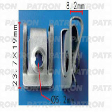 Скоба металлическая PATRON Audi, BMW, Seat, Skoda, Volkswagen / P37-0325