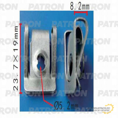 Скоба металлическая PATRON Audi, BMW, Seat, Skoda, Volkswagen / P37-0325