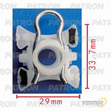 Фиксатор пластиковый PATRON BMW / P37-0326