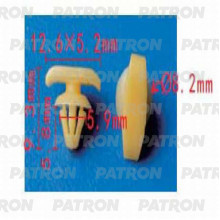 Зажим пластиковый PATRON Audi, Seat, Skoda, Volkswagen / P37-0329