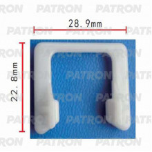 Фиксатор пластиковый PATRON (упаковка 100шт) Audi, Seat, Skoda, Volkswagen / P37-0336A
