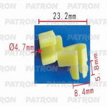 Держатель пластмассовый PATRON Lexus, Toyota / P37-0344