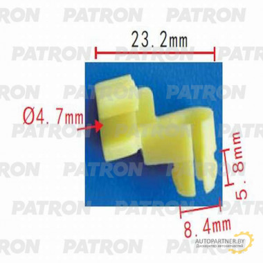Держатель пластмассовый PATRON Lexus, Toyota / P37-0344