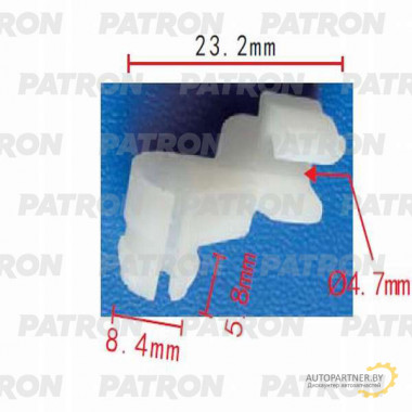 Держатель пластмассовый PATRON Lexus, Toyota / P37-0353
