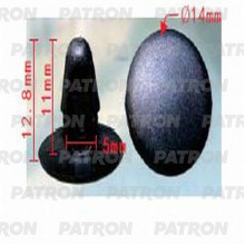 Клипса пластмассовая PATRON Lexus, Toyota / P37-0355