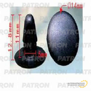 Клипса пластмассовая PATRON Lexus, Toyota / P37-0355