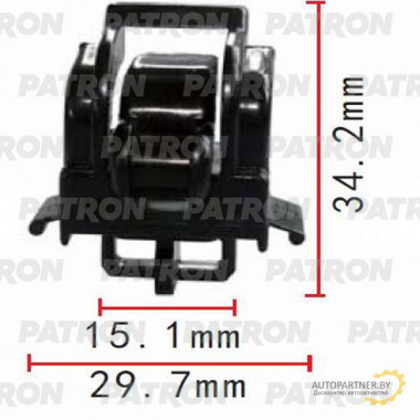Держатель пластмассовый PATRON Acura,Honda / P37-0356