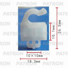 Держатель пластмассовый PATRON Acura, Honda / P37-0358