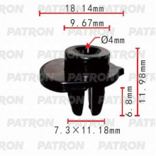 Клипса пластмассовая PATRON Acura,Honda / P37-0363