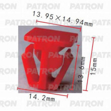 Клипса пластмассовая PATRON Acura, Honda / P37-0365