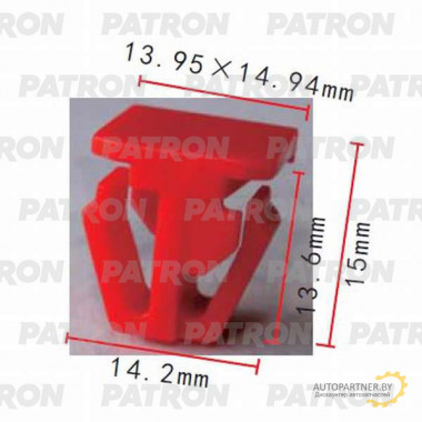 Клипса пластмассовая PATRON Acura, Honda / P37-0365