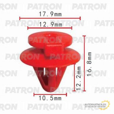 Клипса пластмассовая PATRON Lexus, Toyota / P37-0374