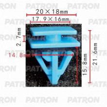 Клипса пластмассовая PATRON Hyundai, Kia / P37-0384