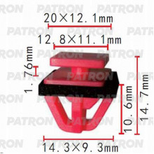 Клипса пластмассовая PATRON Hyundai, Kia / P37-0389