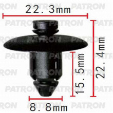 Клипса пластмассовая PATRON Chrysler / P37-0390